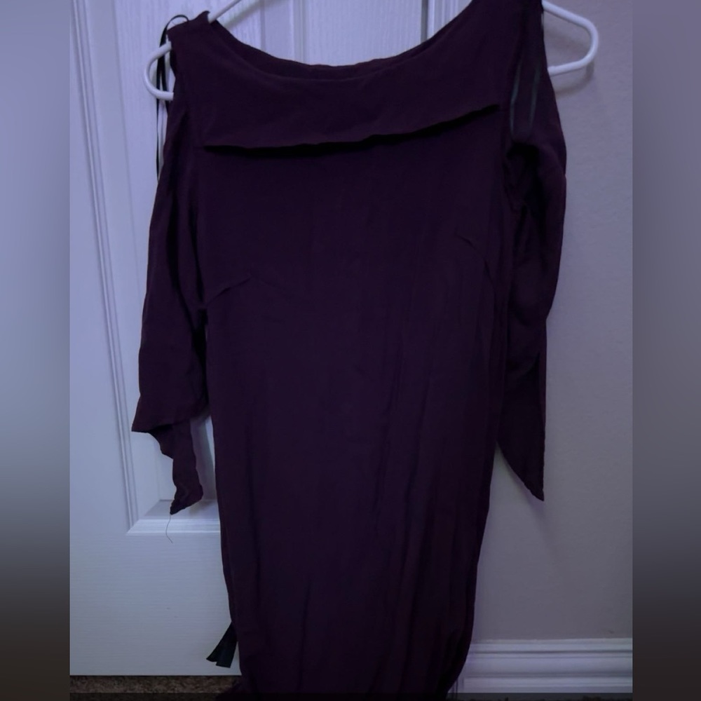 purple dress